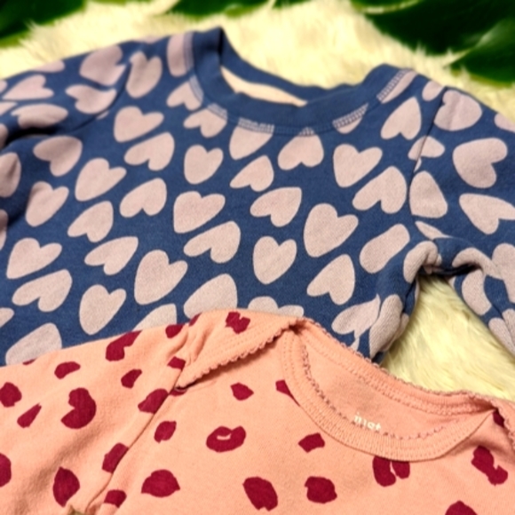 12 Months Baby Tops Pink Purple - Picture 5 of 6